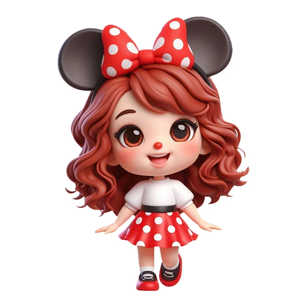 استیکر پارچه و لباس پاد آفرین طرح دختر کد 3456