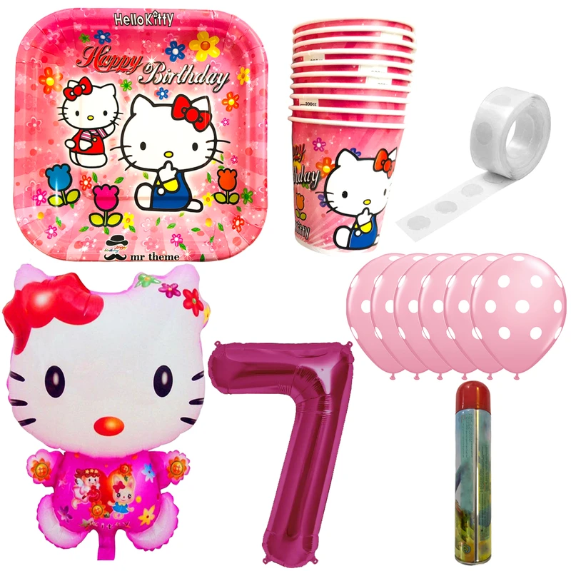 مجموعه 30 عددی تم تولد مسترتم طرح کیتی پلاس کد 7