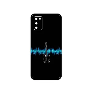 MAHOOT Electric Guitar Cover Sticker for Samsung Galaxy A03S