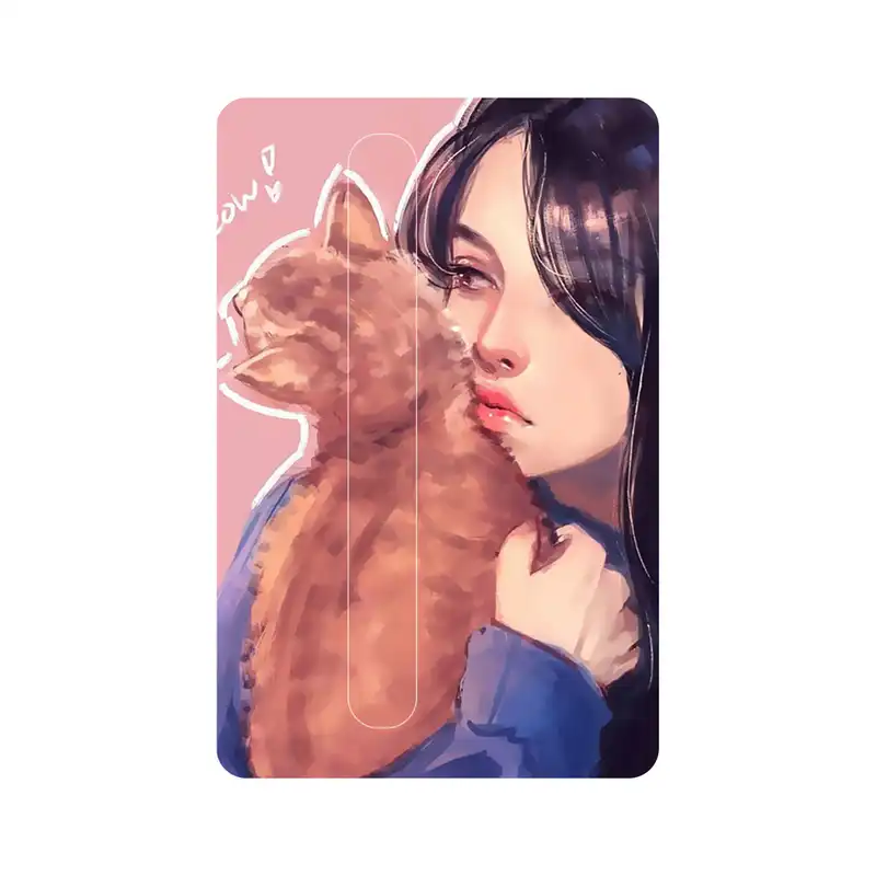 استیکر کارت پیکسل میکسل مدل دخترانه مجموعه 3 عددی