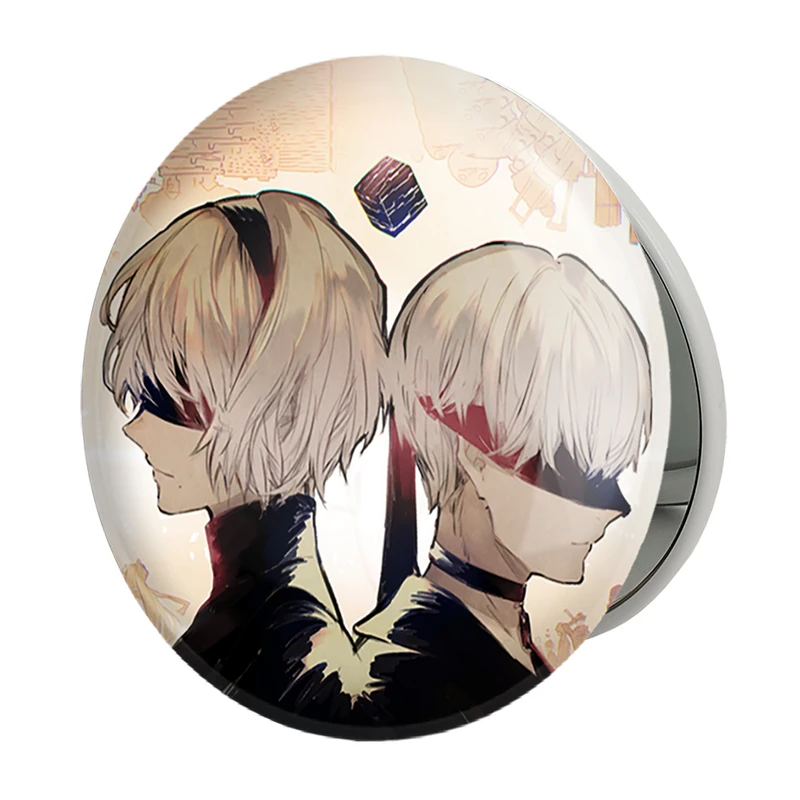 آینه جیبی خندالو طرح بازی نیر اتوماتا (Nier Automata)  مدل تاشو کد 31594