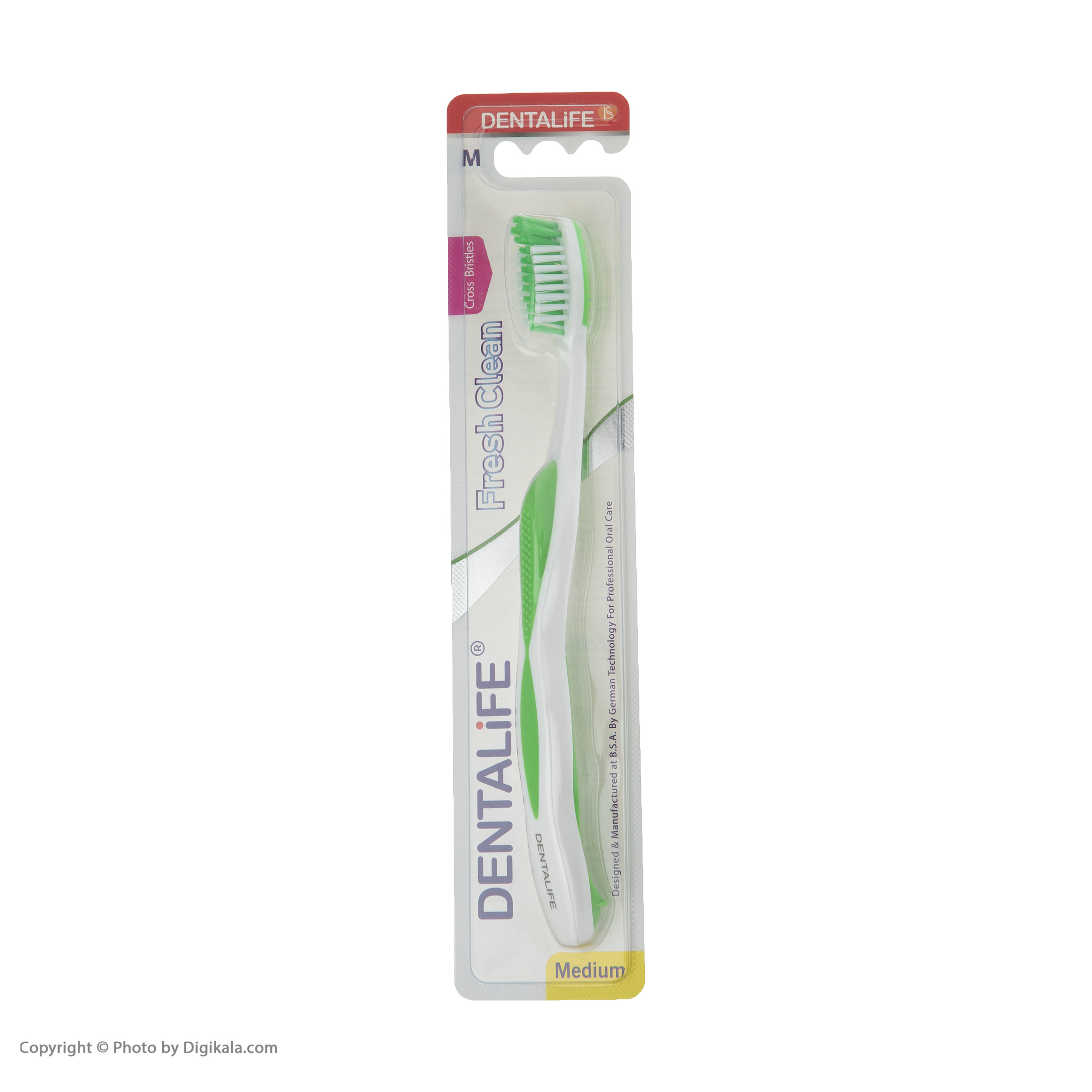 مسواک دنتالایف مدل Fresh Clean با برس متوسط