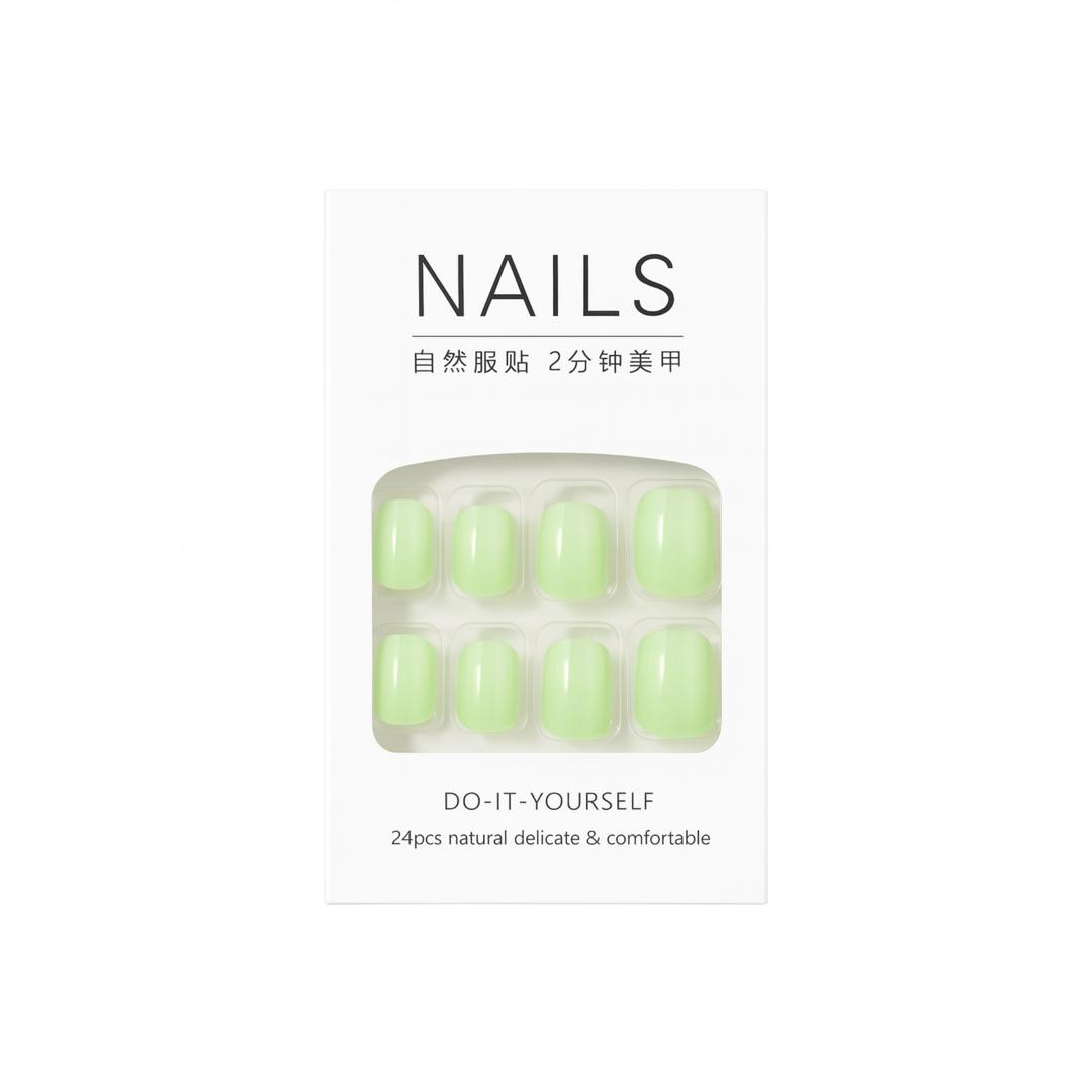 ناخن مصنوعی دست نیلز مدل sbzkmrng بسته 24 عددی