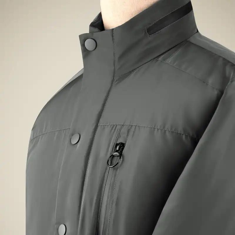 کاپشن مردانه کروم مدل دوجیب پاکتی 2120704