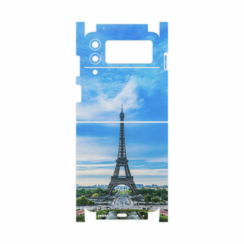 برچسب پوششی ماهوت مدل Paris-City-FullSkin مناسب برای گوشی موبایل سامسونگ Galaxy Z Flip3 5G