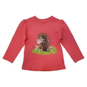 تی شرت آستین بلند دخترانه مدل d52