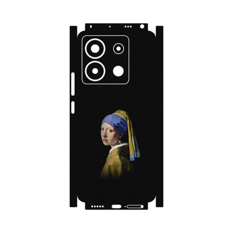 برچسب پوششی ماهوت مدل Girl with a Pearl Earring of Vermeer-FullSkin مناسب برای گوشی موبایل شیائومی Redmi Note 13 Pro 5G