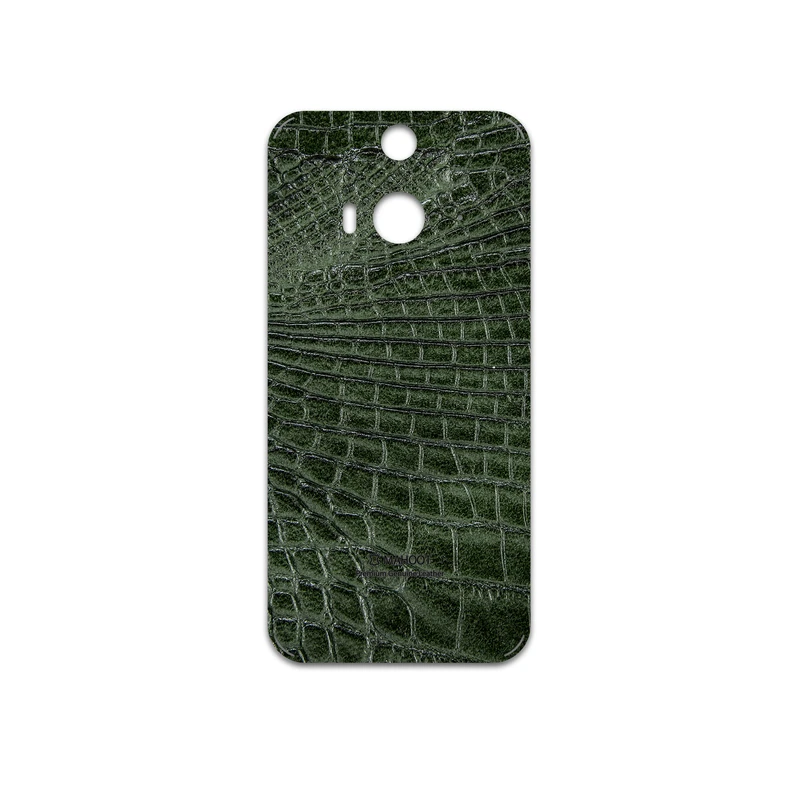 برچسب پوششی ماهوت مدل Green-Crocodile-Leather مناسب برای گوشی موبایل اچ تی سی Butterfly 2