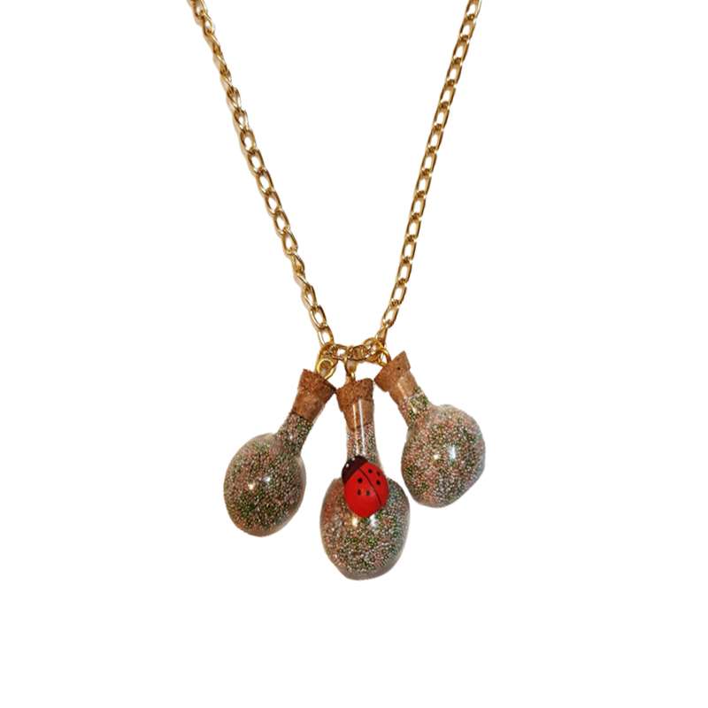 گردنبند دخترانه مدل بطری آرزو کد 006 گردنبند دخترانه مدل بطری آرزو کد 006