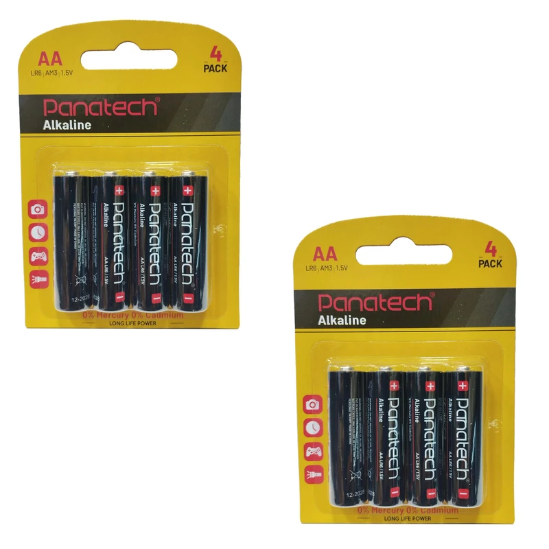 باتری قلمی پاناتک مدل Alkaline بسته هشت عددی
