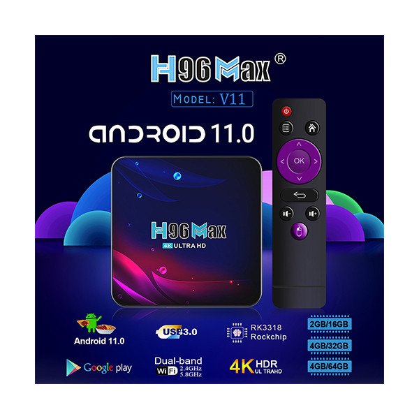 اندروید باکس مدل H96 Max V11 4/64