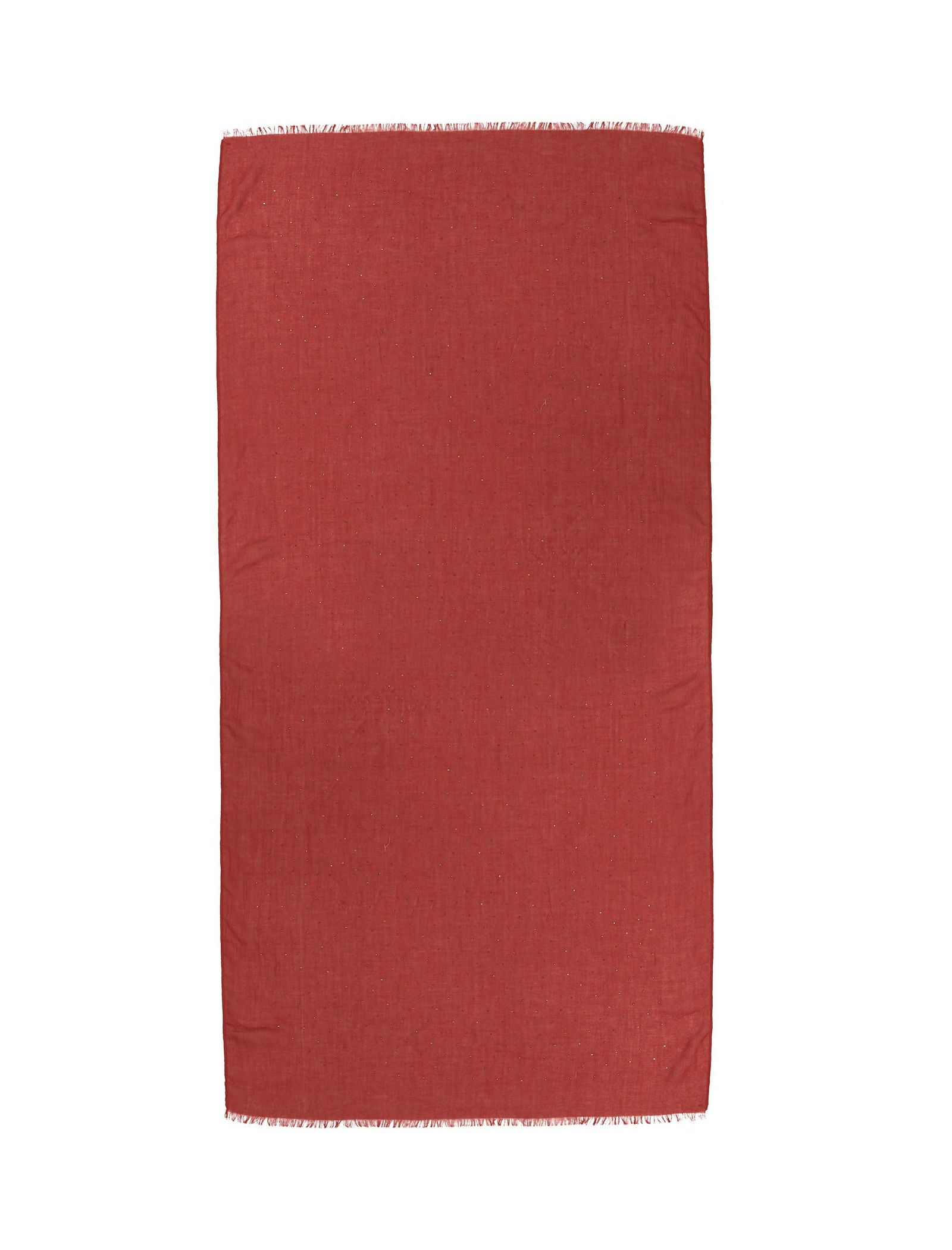 شال گردن ساده زنانه - پونت روما تک سایز - قرمز - 1