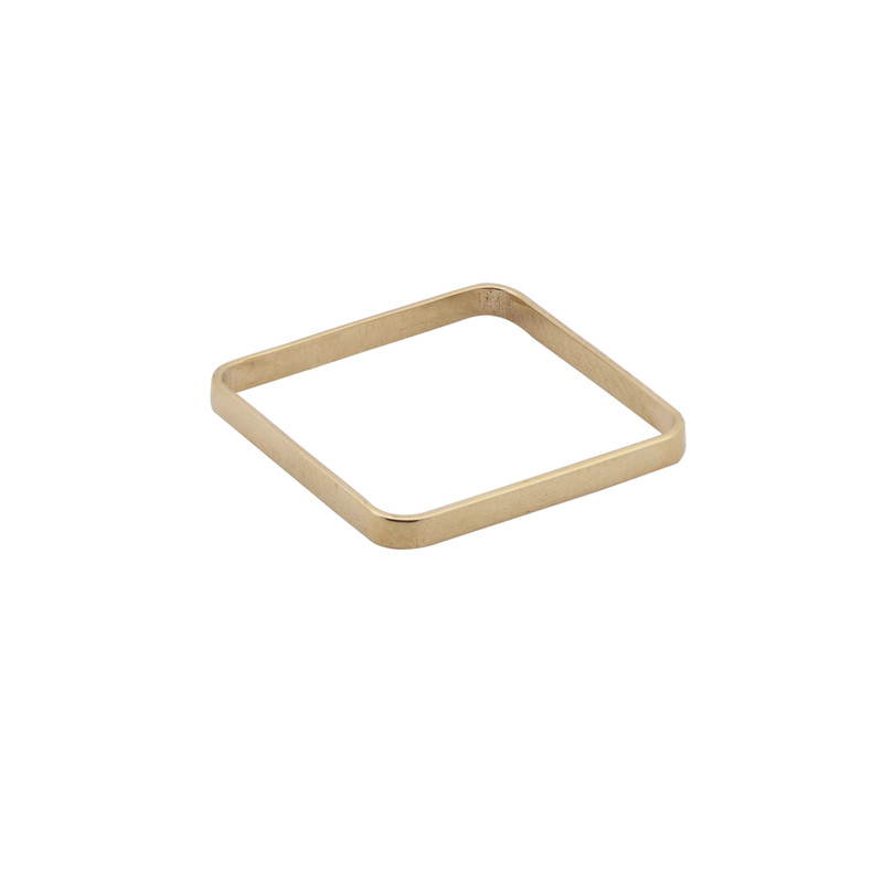 انگشتر طلا 18 عیار زنانه پولک مدل مربع انگشتر طلا 18 عیار زنانه پولک مدل مربع