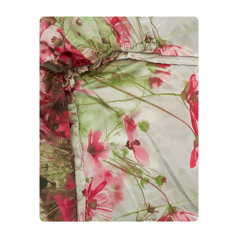 ملحفه آدنو مدل بهاران کد IR106 دونفره سایز 180x200 سانتی متر