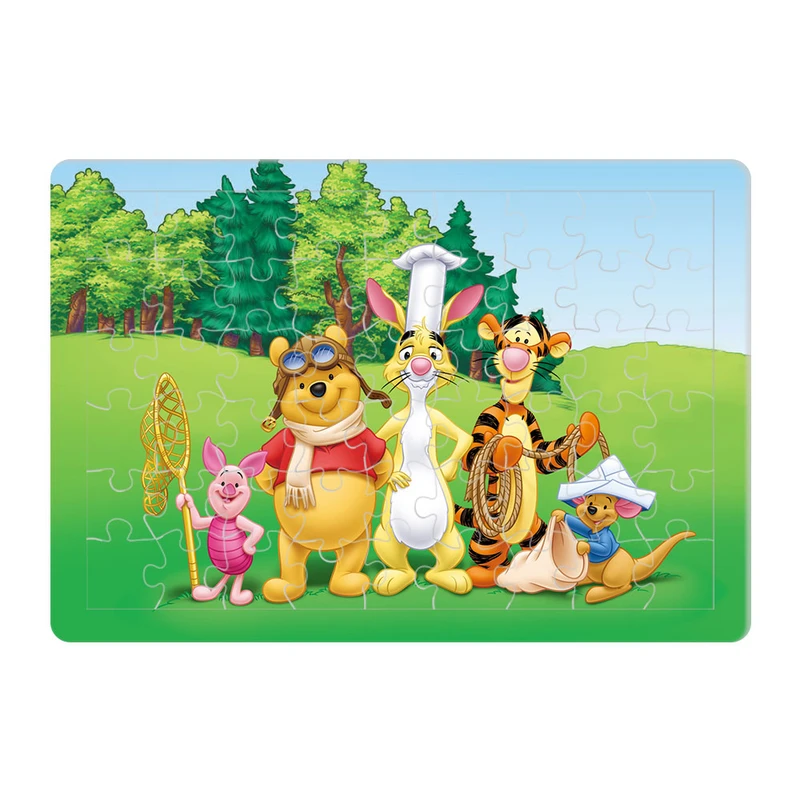 پازل 54 تکه هومرو مدل PL843 طرح انیمیشن وینی پو