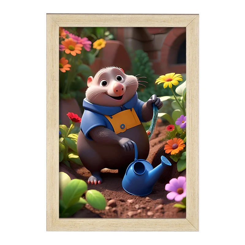 تابلو خندالو مدل موش کور کیوت کد F7789