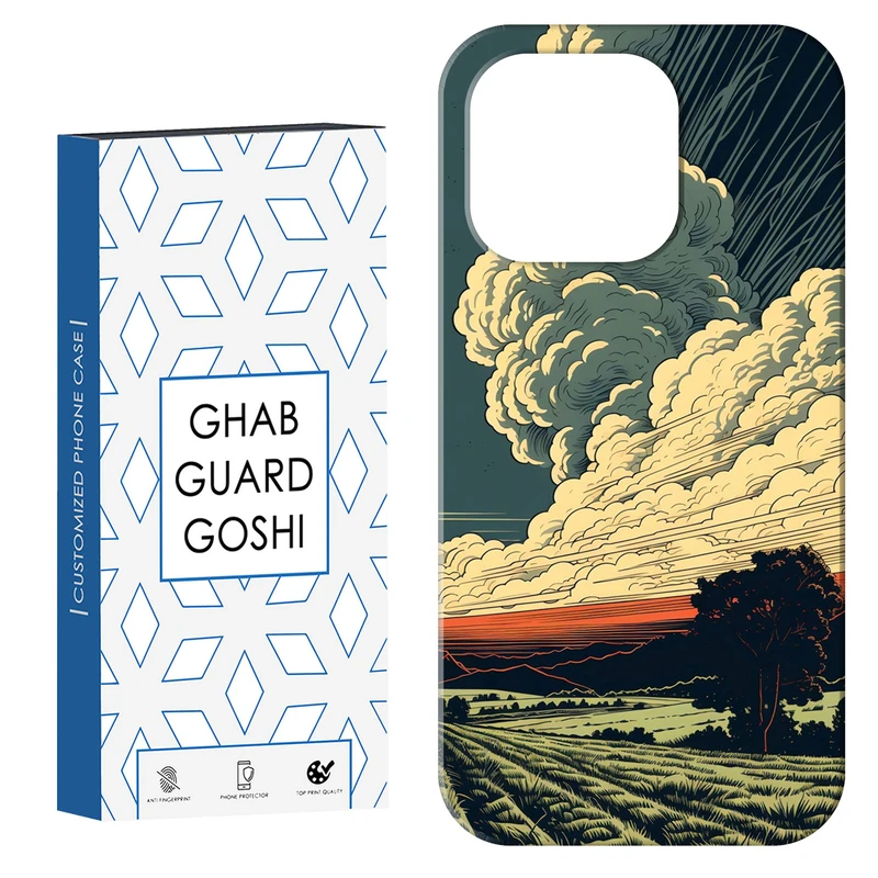 کاور قاب گارد گوشی طرح منظره کد Dimo-163 مناسب برای گوشی موبایل اپل IPHONE 15 PRO MAX   