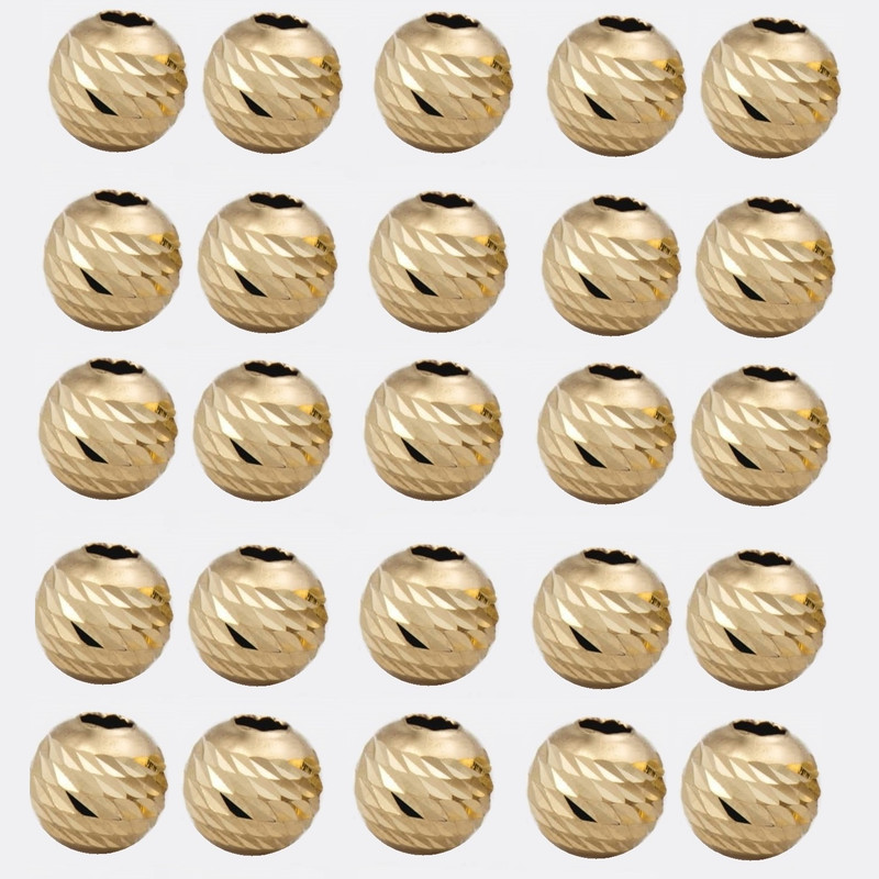 طلا گرمی 18 عیار گالری طلای نجفپور مدل گوی 1g  بسته بیست و پنج عددی