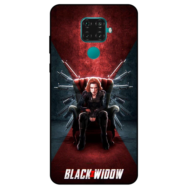 کاور مگافون طرح بیوه سیاه مدل 5423 مناسب برای گوشی موبایل هوآوی Mate 30 Lite