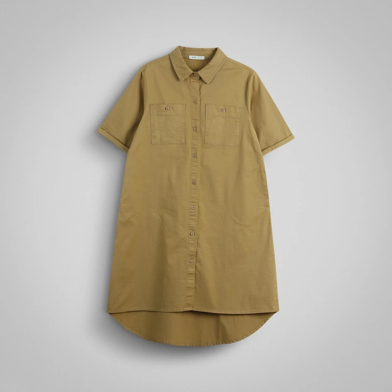 پیراهن یقه برگردان زنانه آر اِن اِس مدل 110823375904