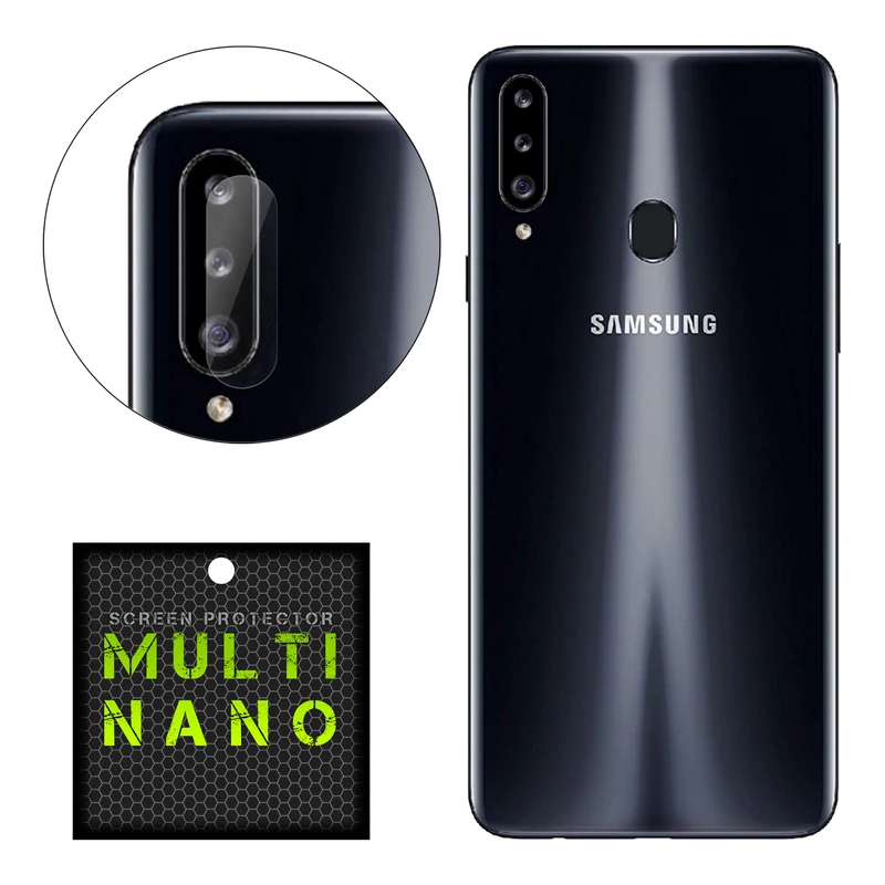 محافظ لنز دوربین مولتی نانو مدل Pro مناسب برای گوشی موبایل سامسونگ Galaxy A20S
