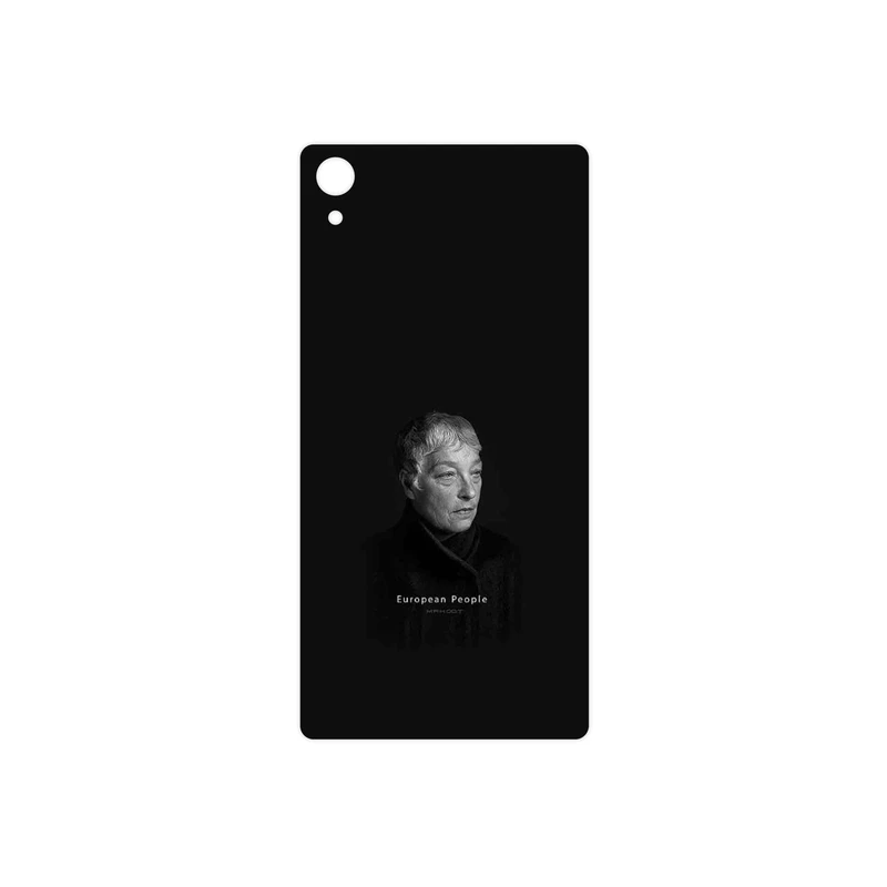برچسب پوششی ماهوت مدل Portrait of a European Woman مناسب برای گوشی موبایل سونی Xperia Z2