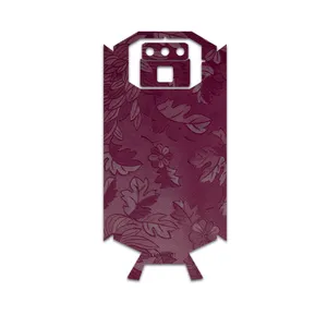 MAHOOT Red-Wildflower Cover Sticker for Doogee S70