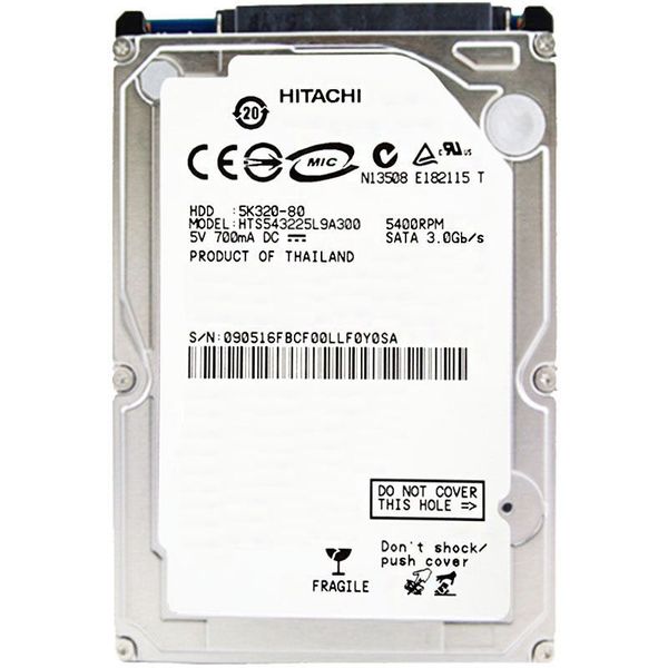 تجریه خرید هارددیسک اینترنال هیتاچی مدل 5K320-80 ظرفیت 80 گیگابایت