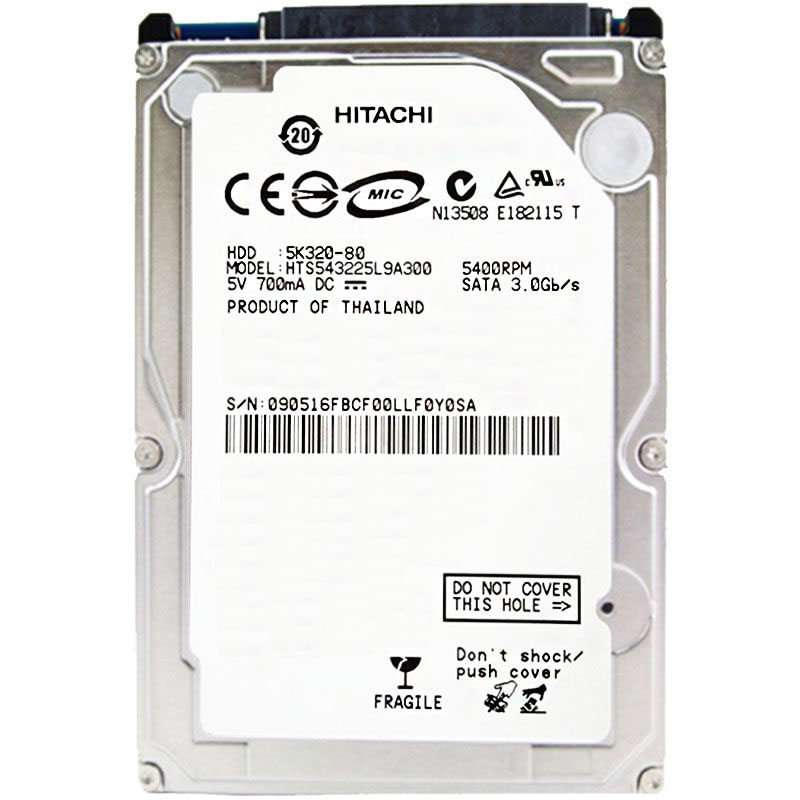 هارددیسک اینترنال هیتاچی مدل 5K320-80 ظرفیت 80 گیگابایت هارددیسک اینترنال هیتاچی مدل 5K320-80 ظرفیت 80 گیگابایت