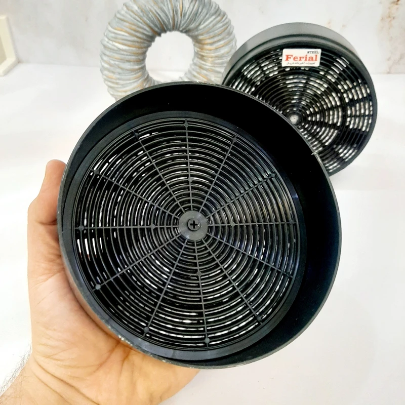 عکس شماره 12 : فیلتر زغالی هود فریال مدل a02 مناسب برای انواع هود بسته 2 عددی