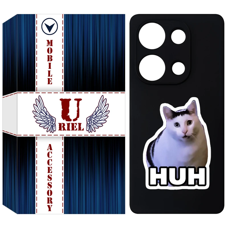 کاور یوریل مدل KSH کد 85 طرح HUH مناسب برای گوشی موبایل شیائومی Redmi Note 13 Pro 4G / Poco M6 Pro 4G