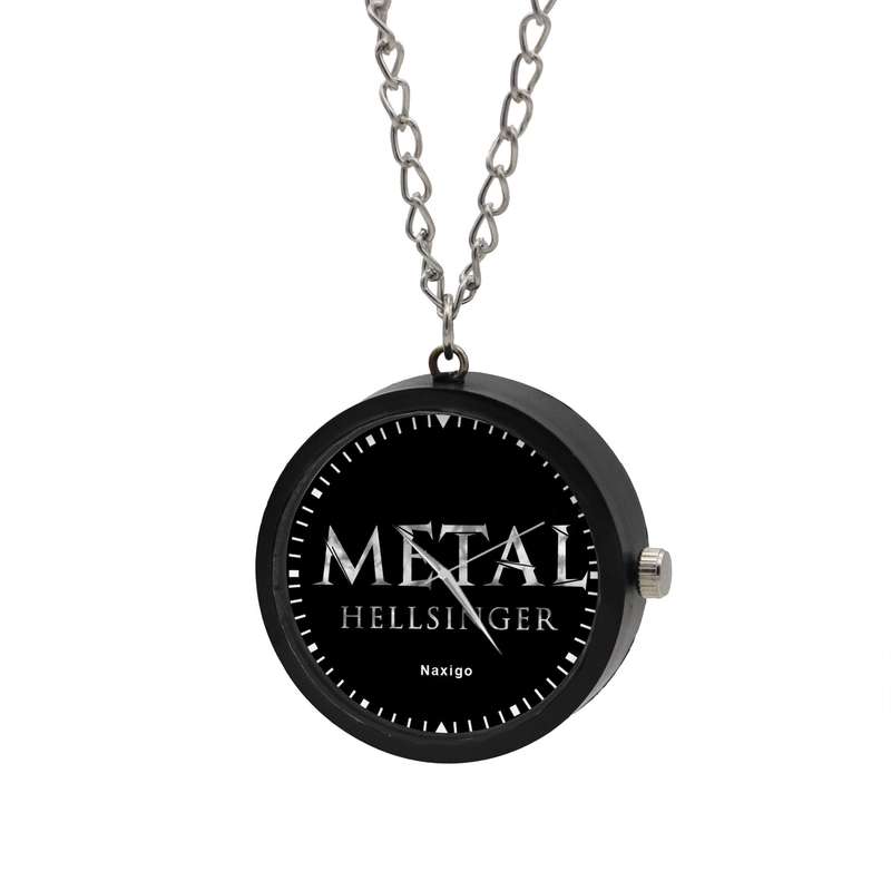 ساعت گردنبندی عقربه ای ناکسیگو مدل Metal Hellsinger کد NF13595 ساعت گردنبندی عقربه ای ناکسیگو مدل Metal Hellsinger کد NF13595