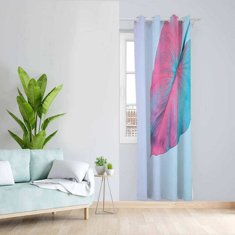 پرده طرح پر مدل مخمل پانچی کد 2147 z سایز 140x200 سانتی متر