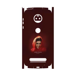 MAHOOT Portrait of an Indian Woman-FullSkin Cover Sticker for Motorola Moto Z2 Force