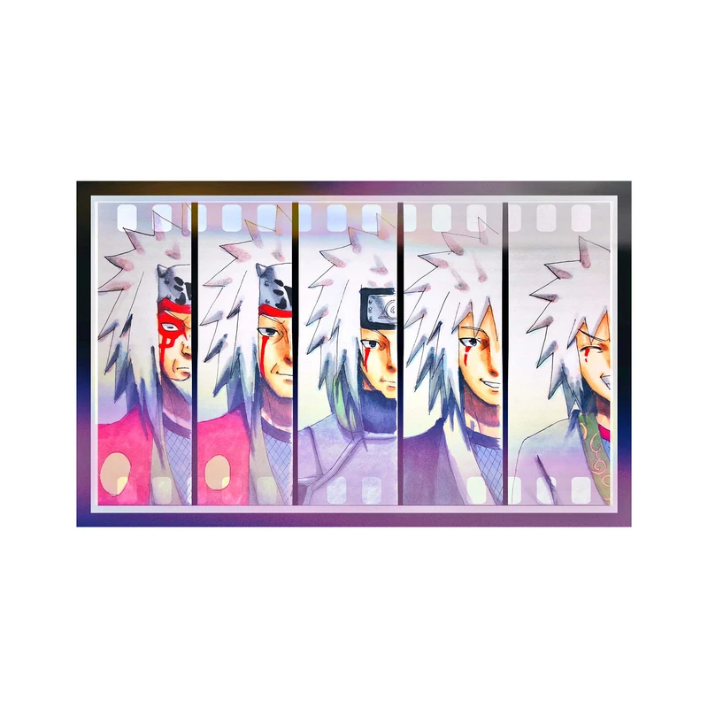 استیکر لپ تاپ و موبایل مدل انیمه طرح ناروتو استاد جیرایا Naruto jiraiya sensei کد 2822