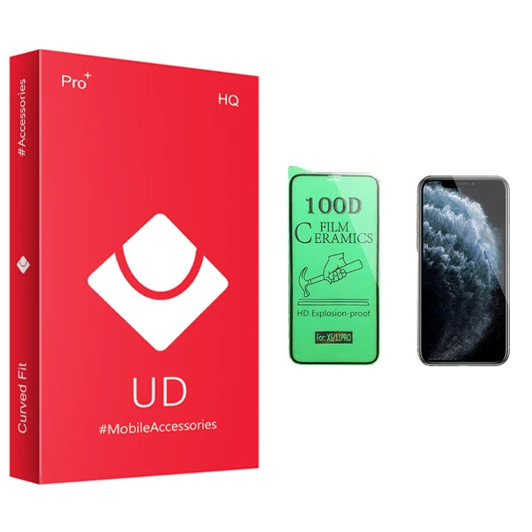 محافظ صفحه نمایش سرامیکی یو دی مدل +PRO مناسب برای گوشی موبایل اپل iPhone 11 Pro