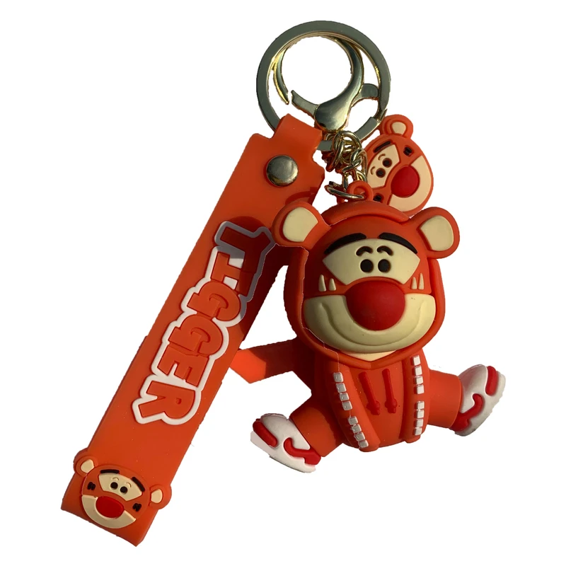 جاکلیدی مدل سیلیکونی طرح ببر خوشحال