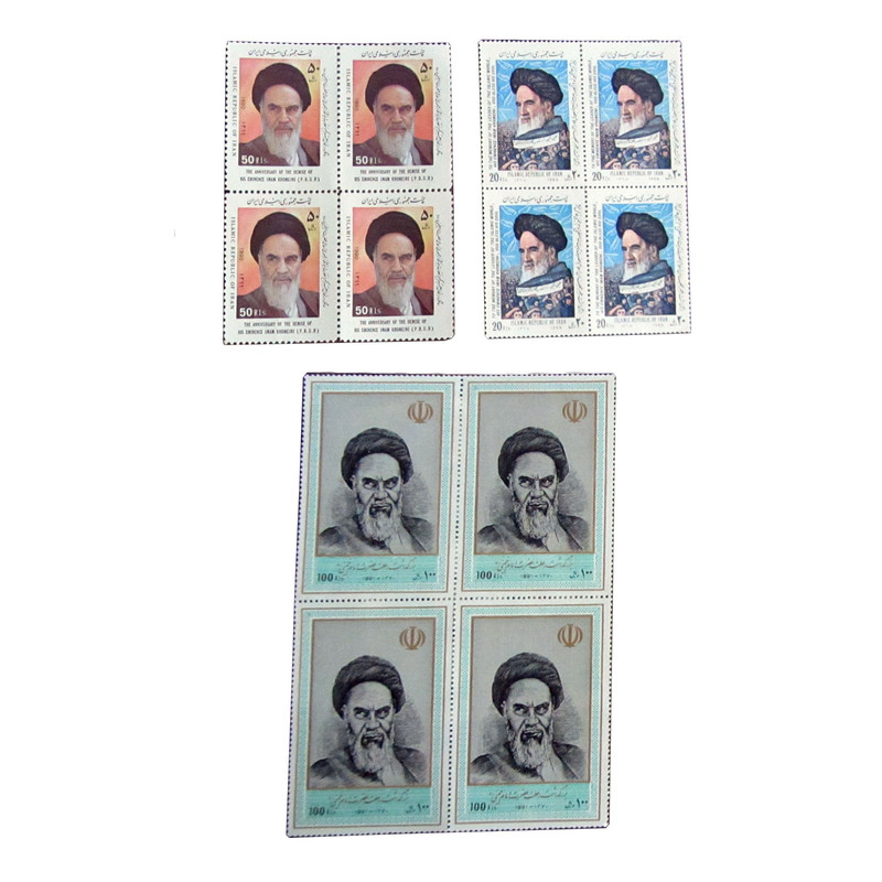 تمبر یادگاری مدل مجموعه یادبود اکسیر کد 8412 مجموعه 12عددی