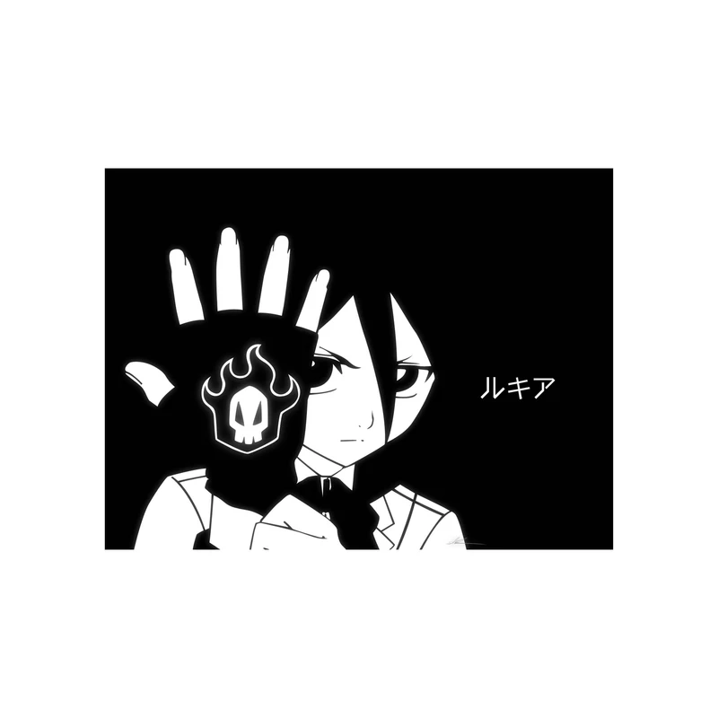 استیکر لپ تاپ و موبایل مدل انیمه طرح بلیچ روکیا کوچیکی Bleach Rukia Kuchiki کد 2852