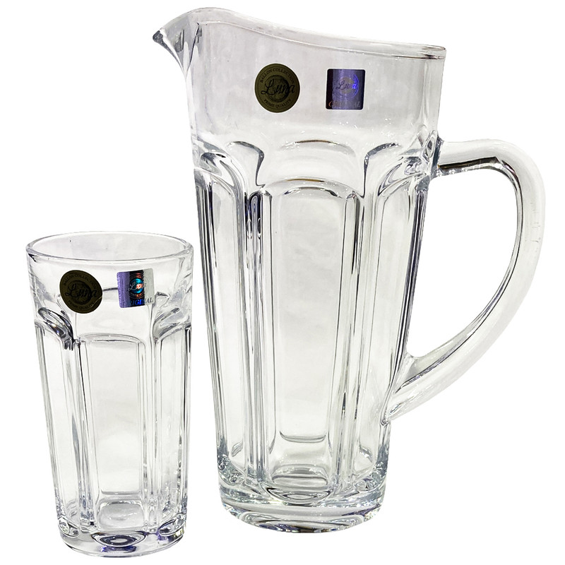 سرویس پارچ و لیوان 7 پارچه بالون مدل لونا