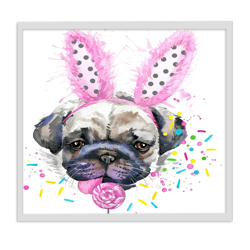 تابلو بکلیت طرح سگ کودکانه مدل W-s799