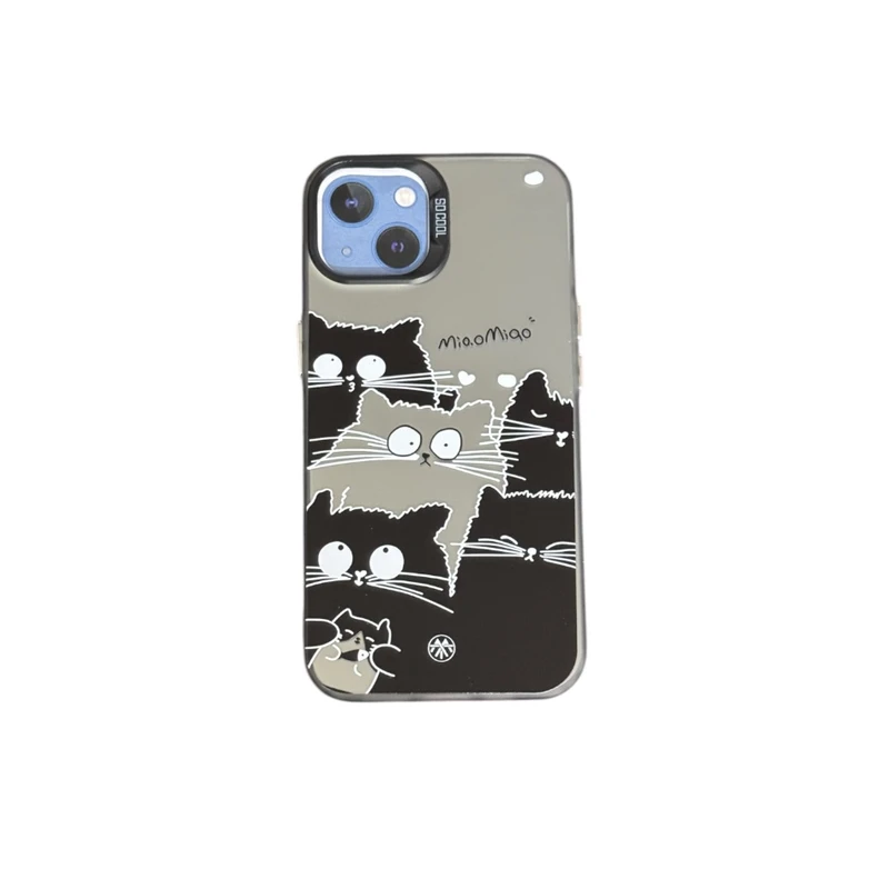 کاور مدل سوکول طرح گربه کد 6565 مناسب برای گوشی موبایل اپل Iphone 15  