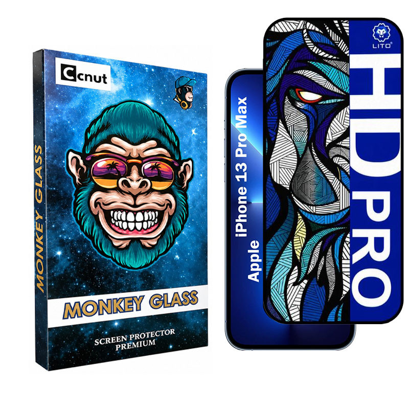 محافظ صفحه نمایش شیشه ای کوکونات مدل LIHD-MNK مناسب برای گوشی موبایل اپل iPhone 13 ProMax