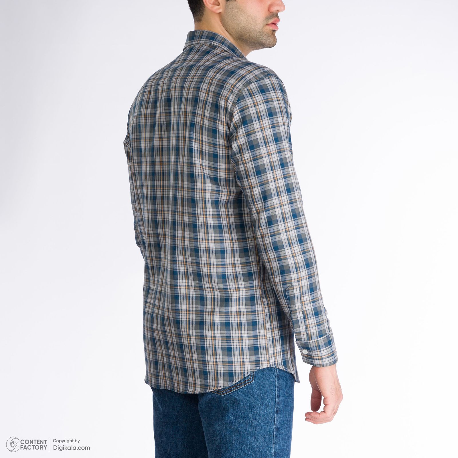 پیراهن آستین بلند مردانه باینت مدل 2261708-90 -  - 8
