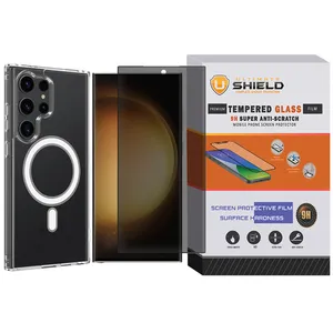 Ultimate Shield Magsafe-PR-UL Cover suitable for Samsung Galaxy S24 Ultra 5G with screen protector