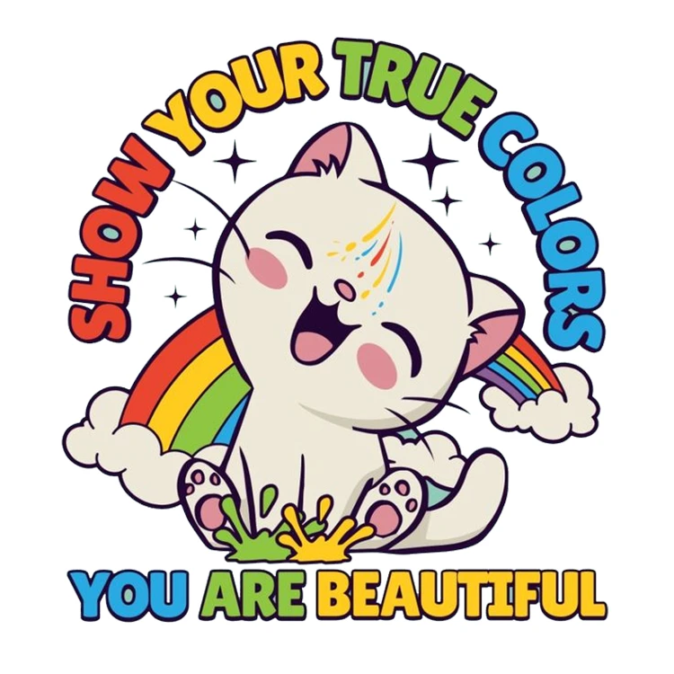 استیکر پارچه و لباس پاد آفرین مدل کارتونی کد S1968