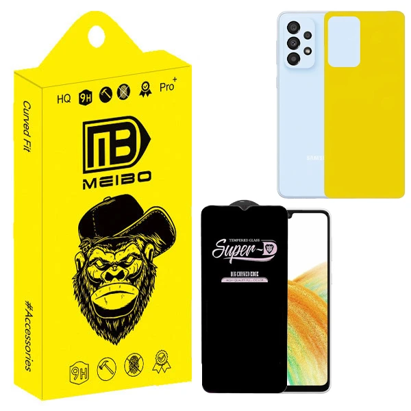 محافظ صفحه نمایش میبو مدل SuperD مناسب برای گوشی موبایل سامسونگ Galaxy A33 5G به همراه محافظ پشت گوشی