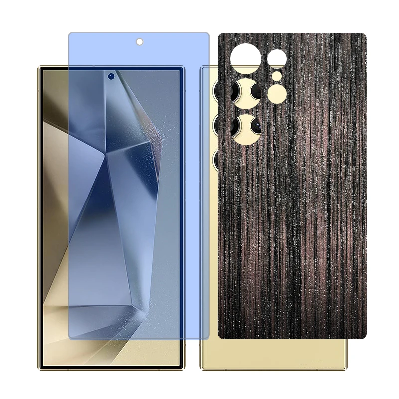 محافظ صفحه نمایش بلو کات گلس مدل Together مناسب برای گوشی موبایل سامسونگ Galaxy S24 Ultra به همراه برچسب پوششی پشت گوشی