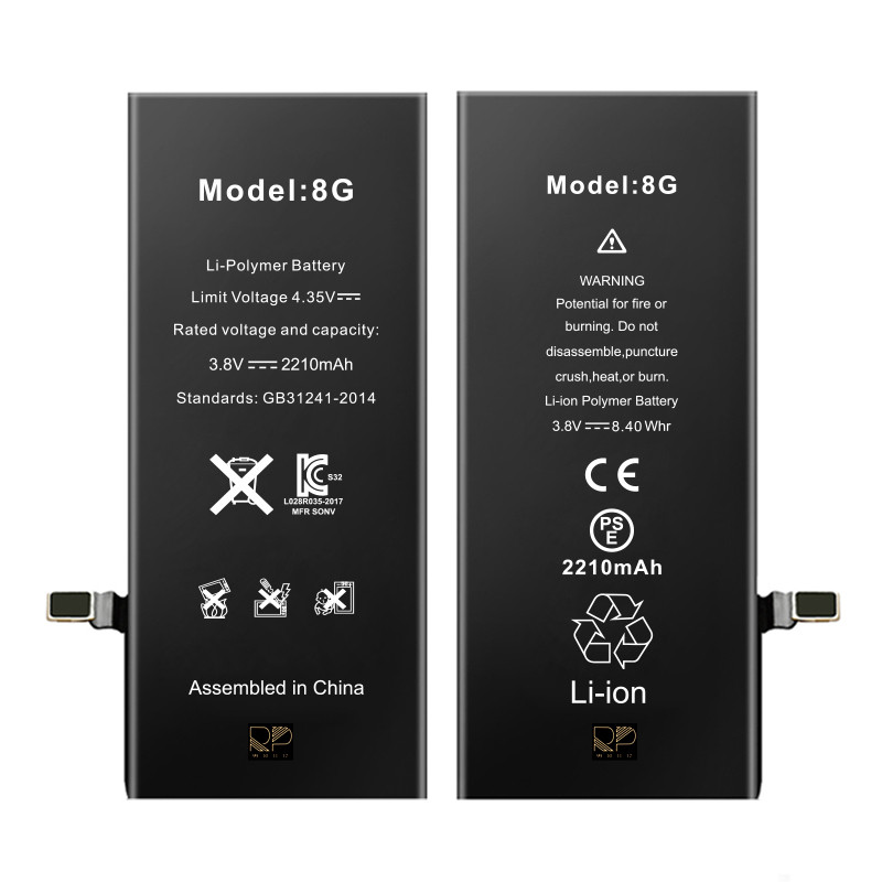 باتری موبایل مدل 8G ظرفیت 2210 میلی آمپر ساعت مناسب برای گوشی موبایل اپل iPhone 8G