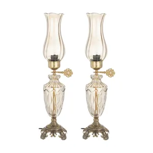 آباژور رومیزی طرح گردسوز کد C200 مجموعه 2 عددی